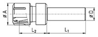 ER11 - 16 REAMER drawing